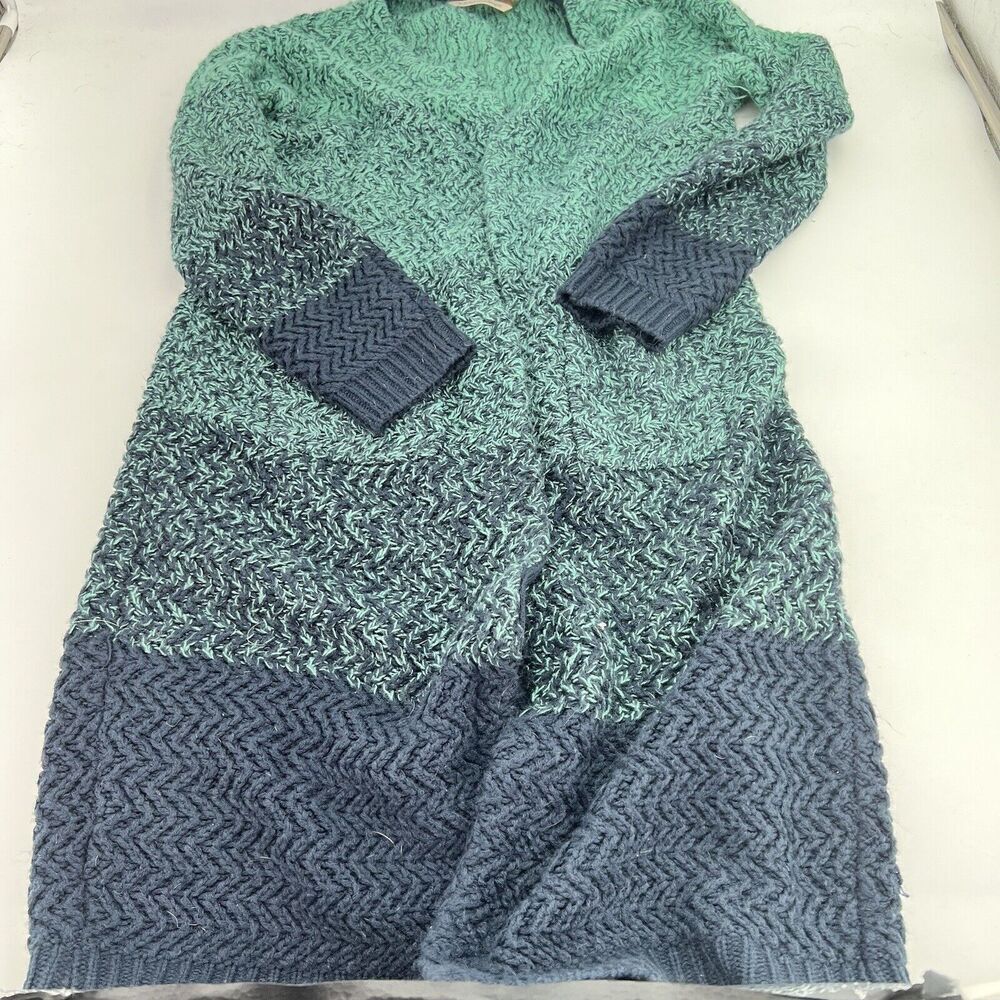 Soft Surroundings Green and Blue Cardigan